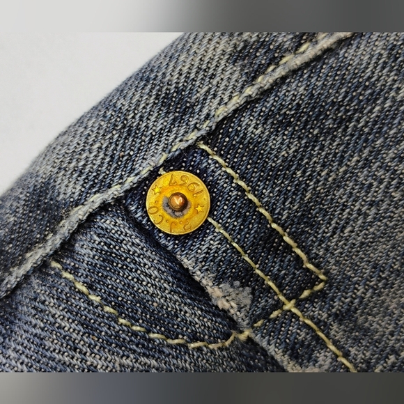 Ralph Lauren No. 67 Hudson Denim Jeans Wide Leg Flared Women's Sz 8/29 - Picture 6 of 13